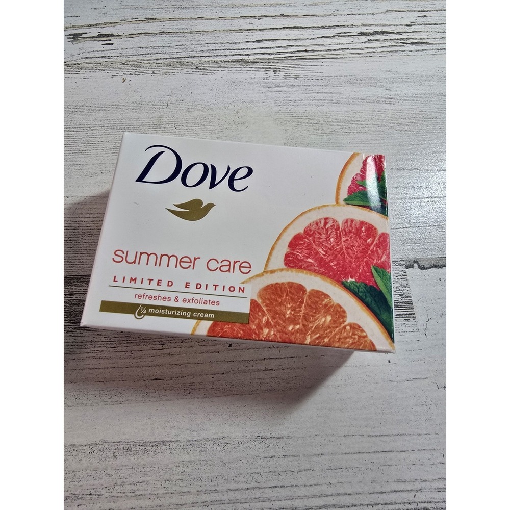 Dove Summer Care Limited Edition Beauty Bar Soap Refreshes & Exfoliates 1 Bar‎